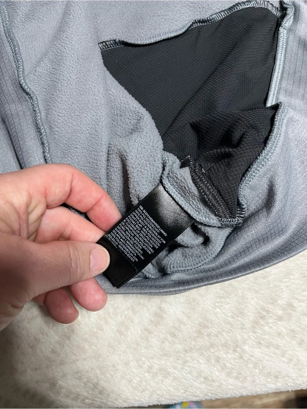 The North Face Men's Black & Gray Hooded Jacket XL